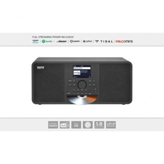 DABMAN i205 CD Hybride Stereo Radio DAB+ / FM / Internet / Bluetooth Zwart
