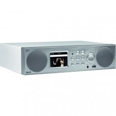 DABMAN i450 Hybride Stereo Radio DAB+ / FM / Internet /Bluetooth Wit-Zilver