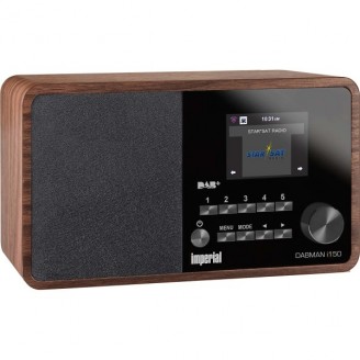 DABMAN i150 Compacte Hybride Radio DAB+ / FM / Internet Hout-look