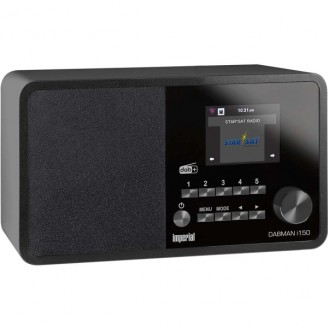 DABMAN i150 Compacte Hybride Radio voor Internet / DAB+ / FM Zwart