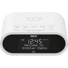 DABMAN d20 DAB+ en FM wekkerradio Wit