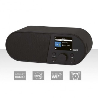 i105 Wi-Fi internetradio met 2,4 inch kleurenscherm, zwart