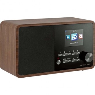 i110 Wi-Fi internetradio met mediaspeler Functie Houtlook