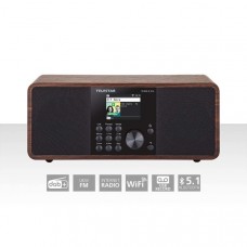 DIRA S 24i Multifunctionele Stereo Radio DAB+ / FM / Internet / Bluetooth Hout