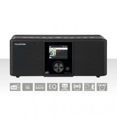 DIRA S21i+ EWF Multifunctionele Stereo Radio DAB+ / FM / Internet / Bluetooth Zwart