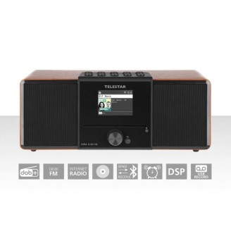 DIRA S32i CD EWF Multifunctionele Stereo Radio met CD-speler DAB+ / FM / Internet / Bluetooth Hout