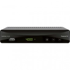 T2 IR DVB-T2 ontvanger met geÃ¯ntegreerd IRDETO decoderingssysteem (incl. 3 maanden Freenet TV) Zwart