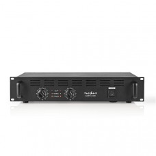 PA-Versterker | RMS Output: 2x 100 W @ 8 Ohm / 2x 150 W @ 4 Ohm | 2 Kanalen | 2U | 19 "rack-montage | Metaal | Zwart