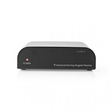 Voorversterker | Input: 1x RCA | Output: 1x RCA | 2 Kanalen | Phono / Platenspeler | Automatisch | Zwart