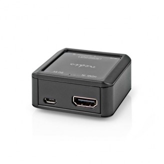 Digitale Audioconverter | 1-weg | Input: HDMI Input | Output: 2x (2x RCA Female) / 3.5 mm | Automatisch | Antraciet