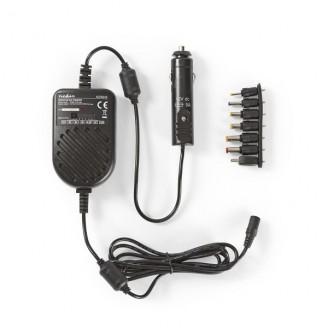 Universele AC-Stroomadapter | 36 W | 0 - 12 V DC | 1.20 m | 5.0 A | 7 plug(s) | Zwart