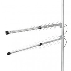 5G / 4G / 3G Antenne | 5G | Buiten | 698 - 3800 MHz | Versterking: 15 dB | 0.30 m | Zilver