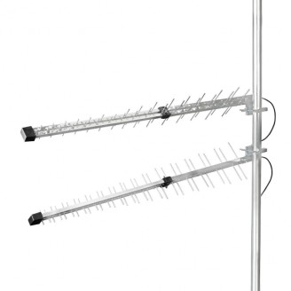 5G / 4G / 3G Antenne | 5G | Buiten | 698 - 3800 MHz | Versterking: 15 dB | 0.30 m | Zilver