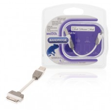 Data en Oplaadkabel Apple Dock 30-Pins - USB A Male 0.10 m Wit