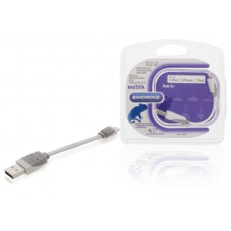 Data en Oplaadkabel Apple Lightning - USB A Male 0.10 m Wit