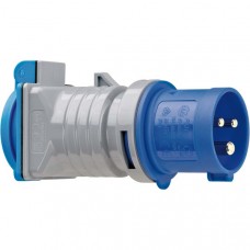 CEE adapter/caravan adapter IP44 (3-polige CEE stekker: 230V/16A, stopcontact: 230V/16A, voor buitengebruik, ideaal voor kamperen)