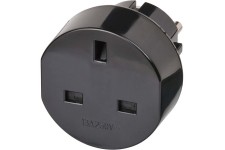 Reisadapter GB-naar-Europa Geaard