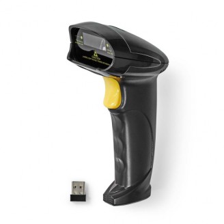Barcodescanner | Laser | Draadloos | 1D Lineair | Batterij Gevoed / USB Gevoed | USB-dongle