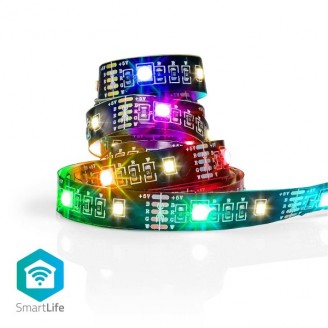 SmartLife LED Strip | Bluetooth | RGB / Warm Wit | SMD | 2.00 m | IP20 | 2700 K | 380 lm | AndroidT / IOS