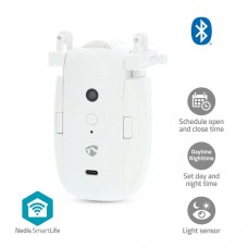 SmartLife Gordijnrobot | I Rail / U Rail | Gordijnen | Batterij Gevoed / USB Gevoed | 4000 mAh | BluetoothÂ® | Wit