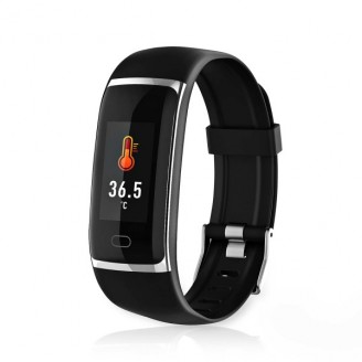 SmartLife-horloge | LCD | IP67 | Maximale gebruiksduur: 7200 min | AndroidT / IOS | Zwart