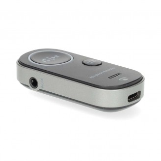 Bluetooth Zender / Ontvanger | Input: USB-CT Female | Output: 3.5 mm | SBC | Maximaal 1 Apparaat | Maximale batterijduur: 8.5 uur | Zwart