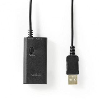 Bluetooth-Zender | Input: 1x 3,5 mm | AptX T Low latency / AptXT / SBC | Maximaal 2 Apparaten | Zwart