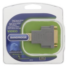 High Speed HDMI Adapter HDMI-Connector - DVI-D 24+1-Pins Female Grijs