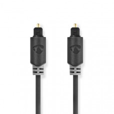 Optische Audiokabel | TosLink Male | TosLink Male | 5.00 m | Rond | PVC | Antraciet | Doos