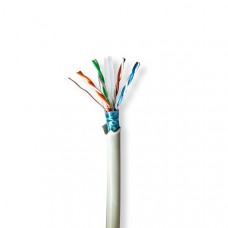 Netwerk Kabel Rol | CAT6 | Solid | F/UTP | Koper | 305.0 m | Binnenshuis | Rond | LSZH | Grijs | Trekdoos