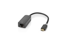 USB-netwerkadapter | USB 3.2 Gen 1 | 1000 Mbps | USB-CT Male | RJ45 Female | 0.20 m | Rond | Verguld | Vertind-Koper | Antraciet | Doos