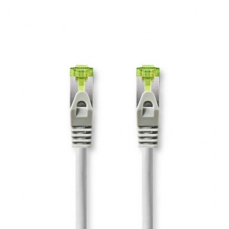 CAT7 Netwerkkabel | S/FTP | RJ45 Male | RJ45 Male | 10.0 m | Snagless | Rond | LSZH | Grijs | Doos