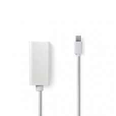 Mini DisplayPort-Kabel | DisplayPort 1.2 | Mini-DisplayPort Male | HDMI Output | 21.6 Gbps | Vernikkeld | 0.20 m | Rond | PVC | Wit | Doos
