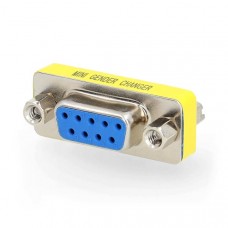 SeriÃ«le Adapter | Adapter | D-SUB 9-Pins Female | D-SUB 9-Pins Female | Vernikkeld | Metaal | Doos
