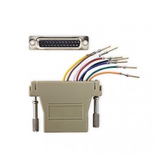 SeriÃ«le Adapter | Adapter | D-SUB 25-Pins Female | RJ45 Female | Vernikkeld | Ivoor | Doos