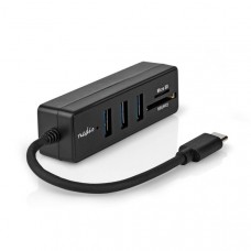 USB-Hub | 1x USB-CT | 3x USB A Female | 5-Poorts poort(en) | USB 3.2 Gen 1 | USB Gevoed | 5 Gbps | SD & MicroSD