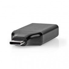USB-CT Adapter | USB 3.2 Gen 1 | USB-CT Male | HDMI Output | 4K@60Hz | Rond | Vernikkeld | Grijs / Zwart | Doos