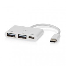 USB-Hub | 1x USB-CT | 1x USB-CT / 2x USB 2.0 A Female | 3 poort(en) | USB Gevoed