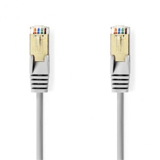 CAT5e Netwerkkabel | SF/UTP | RJ45 Male | RJ45 Male | 10.0 m | Rond | PVC | Grijs | Doos