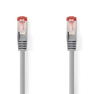 CAT6 Netwerkkabel | RJ45 Male | RJ45 Male | S/FTP | 0.50 m | Binnenshuis | Rond | PVC | Grijs | Doos