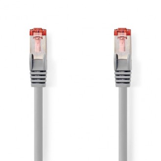 CAT6 Netwerkkabel | RJ45 Male | RJ45 Male | S/FTP | 10.0 m | Binnenshuis | Rond | LSZH | Grijs | Doos