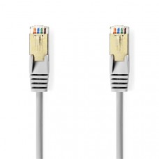 CAT5e Netwerkkabel | SF/UTP | RJ45 Male | RJ45 Male | 0.50 m | Rond | PVC | Grijs | Label