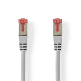 CAT6 Netwerkkabel | RJ45 Male | RJ45 Male | SF/UTP | 0.50 m | Rond | PVC | Grijs | Label