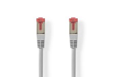 CAT6 Netwerkkabel | RJ45 Male | RJ45 Male | SF/UTP | 1.00 m | Rond | PVC | Grijs | Label