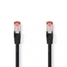 CAT6 Netwerkkabel | RJ45 Male | RJ45 Male | S/FTP | 15.0 m | Rond | LSZH | Zwart | Label