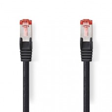 CAT6 Netwerkkabel | RJ45 Male | RJ45 Male | S/FTP | 1.50 m | Rond | LSZH | Zwart | Label