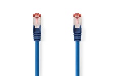 CAT6 Netwerkkabel | RJ45 Male | RJ45 Male | S/FTP | 0.50 m | Rond | LSZH | Blauw | Label