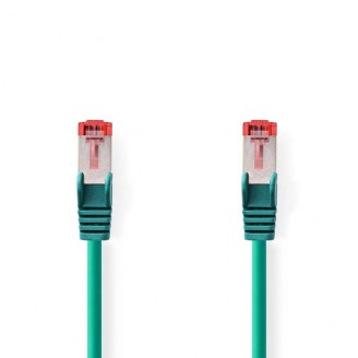 CAT6 Netwerkkabel | RJ45 Male | RJ45 Male | S/FTP | 0.25 m | Rond | LSZH | Groen | Label