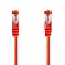 CAT6 Netwerkkabel | RJ45 Male | RJ45 Male | S/FTP | 10.0 m | Rond | LSZH | Rood | Label
