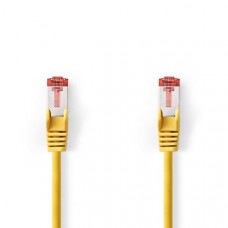 CAT6 Netwerkkabel | RJ45 Male | RJ45 Male | S/FTP | 10.0 m | Rond | LSZH | Geel | Label